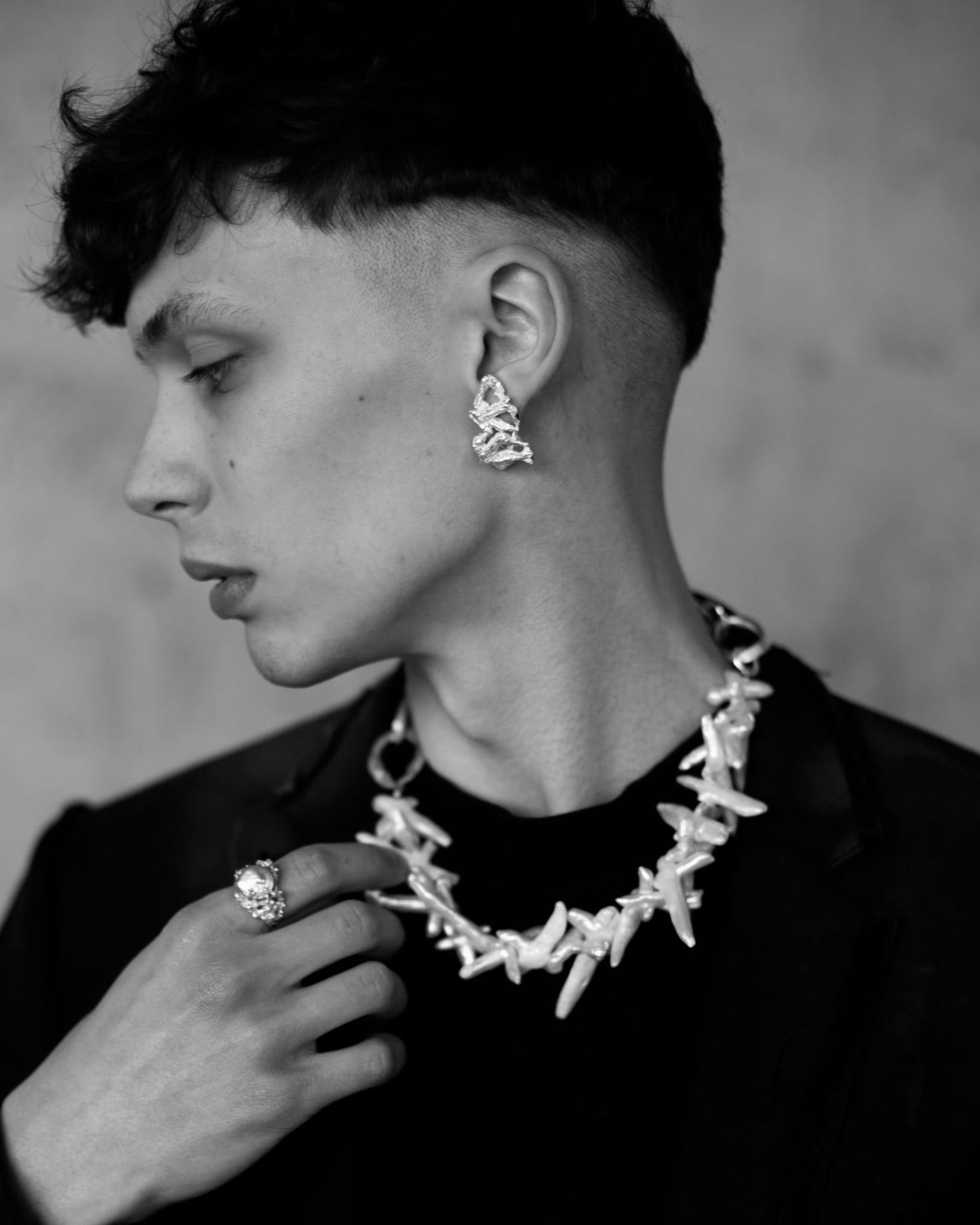 WHITE FROG PAWS| SREBRNE KOLCZYKI