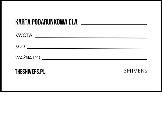 KARTA PODARUNKOWA