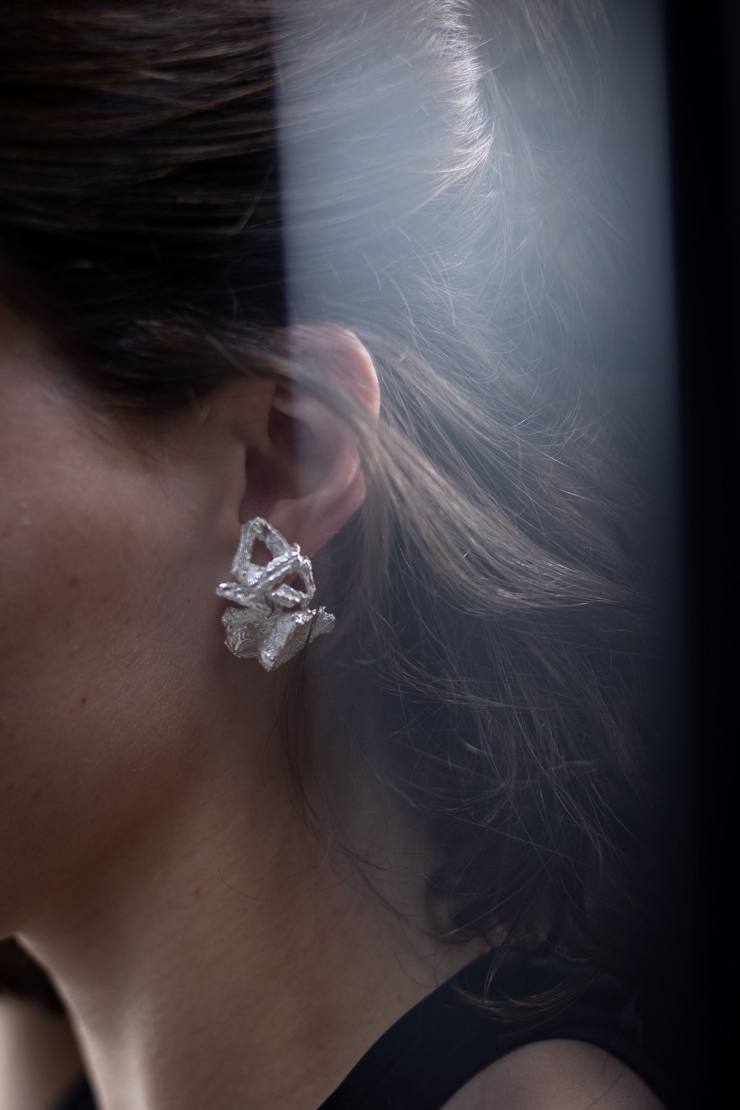 WHITE FROG PAWS| SREBRNE KOLCZYKI