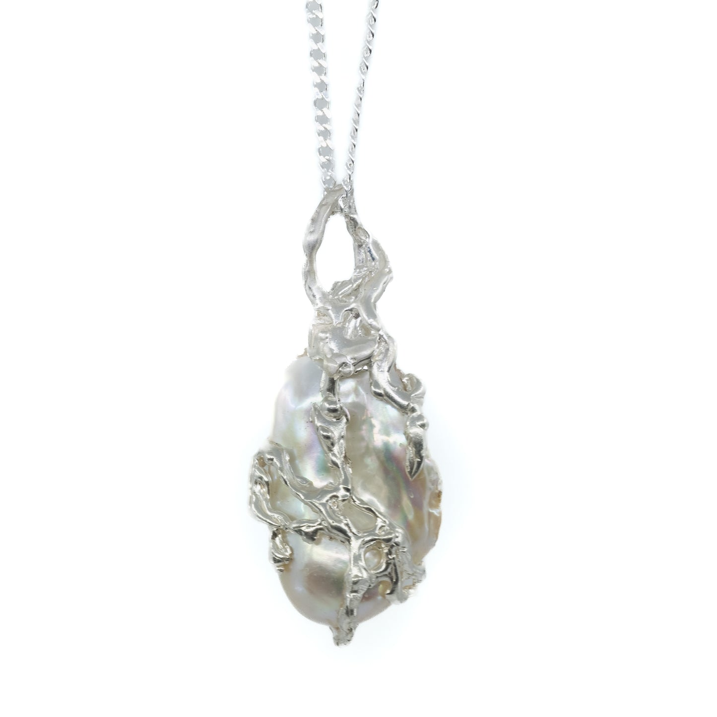 CROWN CLAWS | NECKLACE WITH NATURAL PEARL