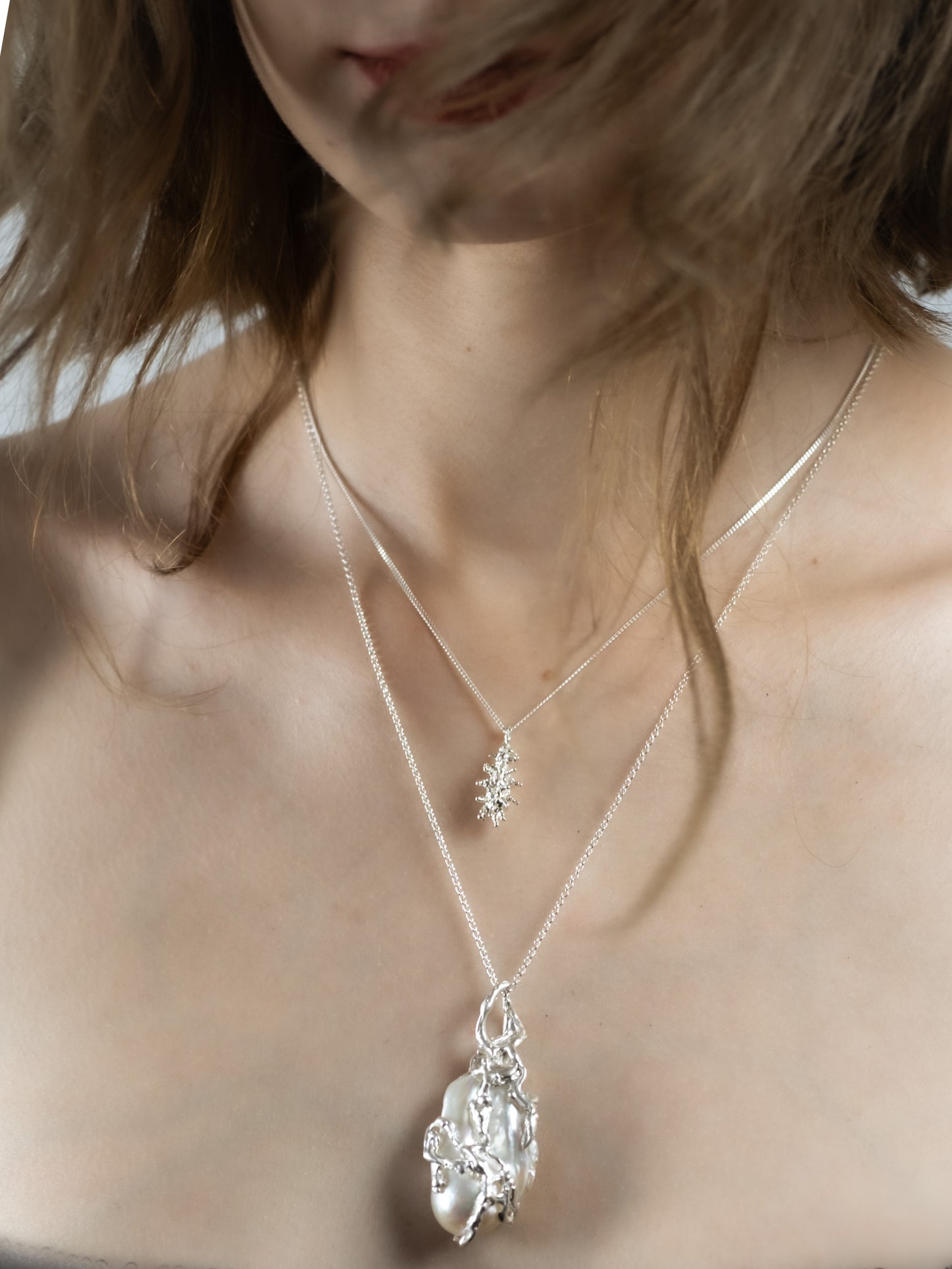 CROWN CLAWS | COLLIER AVEC PERLE NATURELLE