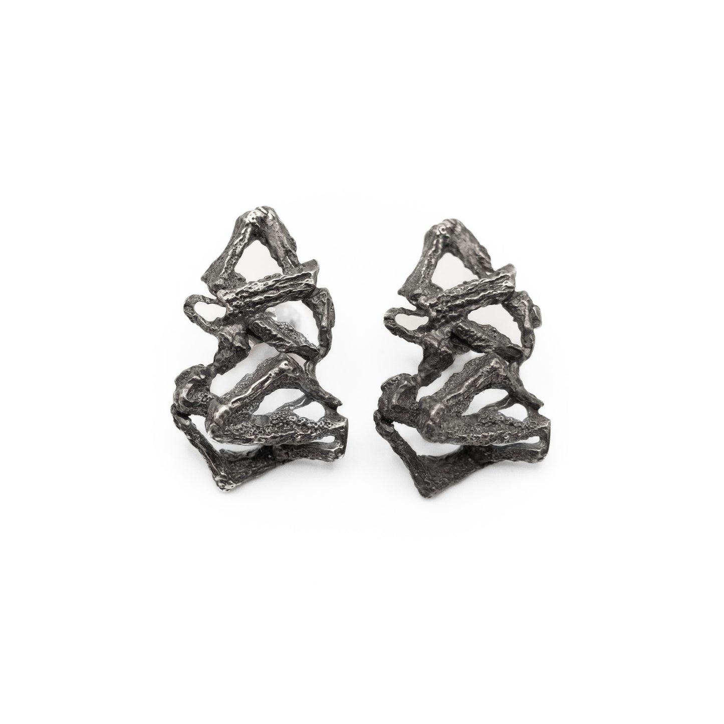 BLACK FROG PAWS| SREBRNE KOLCZYKI